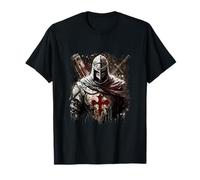 Vintage A Warrior of Christ - Chevaliers Templiers Homme T-Shirt