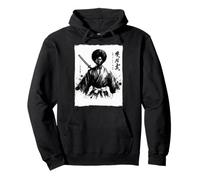 Vintage Afro African Samurai Ukiyo-e Art Graphic Japanese Art Graphic Sweat à Capuche