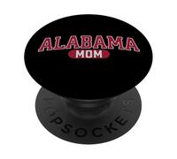 Vintage Alabama Mom Varsity Style Print State Pride Women's PopSockets PopGrip Adhésif