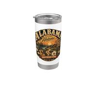 Vintage Alabama Sweet Southern Roots Gobelet isotherme en acier inoxydable double paroi