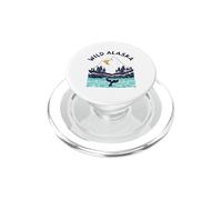 Vintage Alaska Paysage Sauvage Baleine à Bosse PopSockets PopGrip pour MagSafe