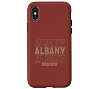 Vintage Albany Oregon Coque pour iPhone X/XS