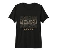 Vintage Alexandrie Egypte T-Shirt Haut de Gamme