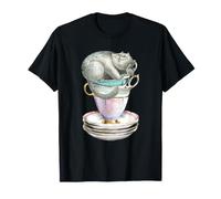 Vintage Alice au Pays des Merveilles Chat du Cheshire Classique T-Shirt