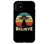 Vintage Alien UFO Hunter - Je Veux y Croire Coque pour iPhone 11