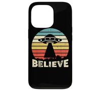 Vintage Alien UFO Hunter - Je Veux y Croire Coque pour iPhone 13 Pro