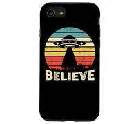 Vintage Alien UFO Hunter - Je Veux y Croire Coque pour iPhone SE (2020) / 7/8