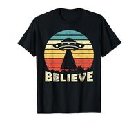 Vintage Alien UFO Hunter - Je veux y croire T-Shirt