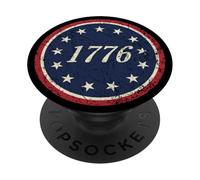 Vintage American 13 Stars in a Circle 1776 USA Pride Symbole PopSockets PopGrip Adhésif