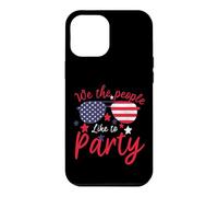 Vintage American Flag 4th July We The People Like to Party Coque pour iPhone 12 Pro Max