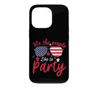 Vintage American Flag 4th July We The People Like to Party Coque pour iPhone 13 Pro