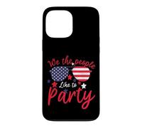Vintage American Flag 4th July We The People Like to Party Coque pour iPhone 13 Pro Max