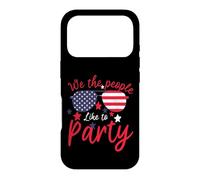 Vintage American Flag 4th July We The People Like to Party Coque pour iPhone 17 Pro
