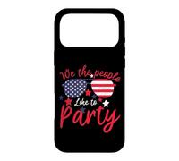 Vintage American Flag 4th July We The People Like to Party Coque pour iPhone 17 Pro Max