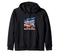 Vintage American Muscle Fast And Loud Classic Sports Car Hommes Sweat à Capuche