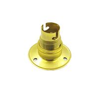 Vintage Ampoule Douille Support 1 Pièce De Mèche En Céramique, Support De Lampe Plat À Disque En Cuivre Pur Rétro Avec Baïonnette B15, Accessoires De Décoration Lampes Et L