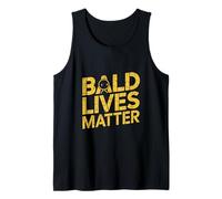 Vintage And Retro Funny Bald Men Citation Bald Lives Matter Débardeur