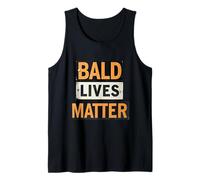 Vintage and Retro Funny Bald Men Citation Bald Lives Matter Débardeur