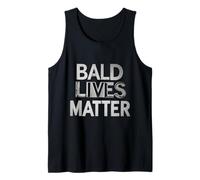 Vintage and Retro Funny Bald Men Citation Bald Lives Matter Débardeur
