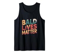 Vintage And Retro Funny Bald Men Citation Bald Lives Matter Débardeur