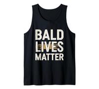 Vintage And Retro Funny Bald Men Citation Bald Lives Matter Débardeur