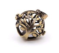 Vintage Ange Gros Arbre de Vie en Bronze