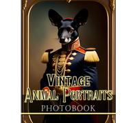 Vintage Animal Portraits Photobook: Retro Style Of Animal Portrait Pictures Book 40 Illustrations Pages For Teens, Friends, Homies Or Lovers For Birthday Gifts St. Patrick's Day Valentine's Da