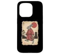 Vintage Anime Lapin Pâques Art Japonais Peignoir Bunny Garden Coque pour iPhone 15 Pro