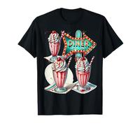 Vintage années 1950 Diner Café Drive in T-Shirt