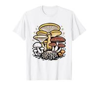 Vintage Apothecary Mushroom Print Home Cultivator Botanical T-Shirt