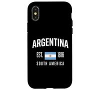 Vintage Argentine Est 1816 Amérique du Sud Coque pour iPhone X/XS