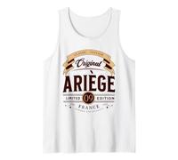 Vintage Ariège Département France Débardeur