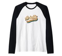 Vintage Arielle Personnalisé Nom Arielle Manche Raglan