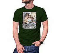 Vintage Art Bella Where The Hell Have You Been loca T-Shirt Vert Militaire pour Homme Size 3XL