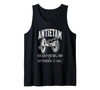 Vintage Artillery Antietam Sharpsburg MD 1862 Grunge Style Débardeur