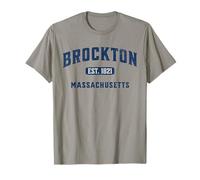 Vintage Athletic MA Souvenir Visite Brockton Massachusetts T-Shirt