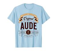 Vintage AUDE Département France T-Shirt