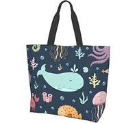 Vintage Autumn Leaf Paris Eiffer Tower Tote Bag Large Casual Women Shoulder Handbags Réutilisable Grocery Bags for Work Shopping Travel Beach