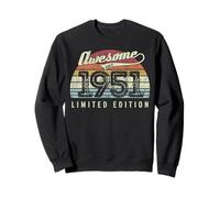 Vintage Awesome Since 1951 Édition limitée 74e anniversaire Sweatshirt