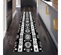 Vintage Aztèque Ethnique Tapis de Passage 50 x 280 cm, Amérindiens du Sud-Ouest Tapis Cuisine Antidérapant Lavable, Carpet Interieur pour Salon Chambre à Coucher Descente de lit Entree