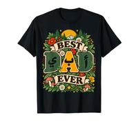 Vintage Baba Calligraphie Arabe Fête des Pères T-Shirt