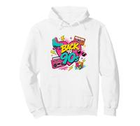 Vintage Back to 90s Cassette Boombox Roller Skate Années 90 Sweat à Capuche