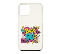 Vintage Back to 90s Retro Cassette Boombox Roller Cube Coque pour iPhone 12/12 Pro