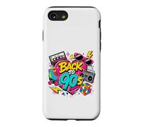 Vintage Back to 90s Retro Cassette Boombox Roller Cube Coque pour iPhone SE (2020) / 7/8