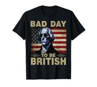 Vintage Bad Day to Be British Funny 4th of July Men Women T-Shirt