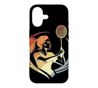 Vintage Badminton Girl Racket Sports Coque pour iPhone 17