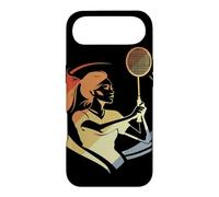 Vintage Badminton Girl Racket Sports Coque pour iPhone Air