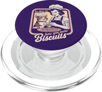 Vintage Baking Cat Lady, C'est Ainsi Que Vous Faites des Biscuits pour Chats PopSockets PopGrip pour MagSafe