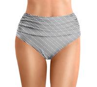 Vintage Bas De Bikini Culotte Gainante Ventre Élastique Culottes De Bain D'été Femmes pour Les Activités Aquatiques