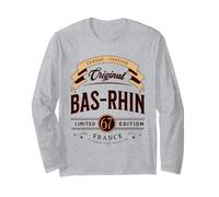 Vintage Bas-Rhin Département France Manche Longue